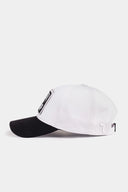 Gorra Negro-Blanco Seis Panel