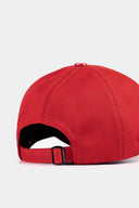Gorra Negro-Rojo Seis Panel