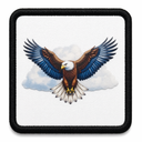 Parche Aguila Volando para Gorras BlackBork