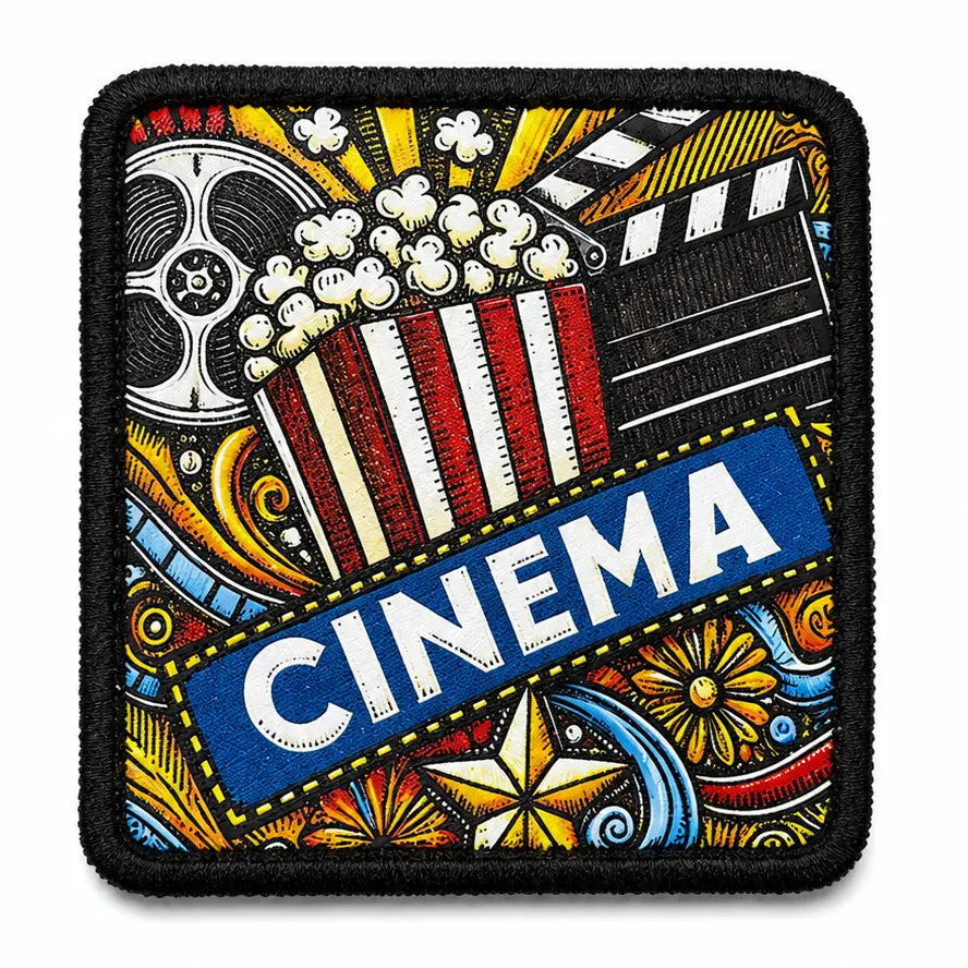 Parche Cinema para Gorras BlackBork BlackBörk