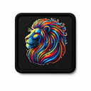 Parche Leon Mistico para Gorras BlackBork