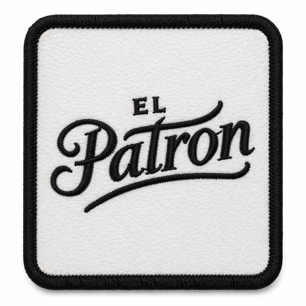 Parche El Patrón para Gorras BlackBork