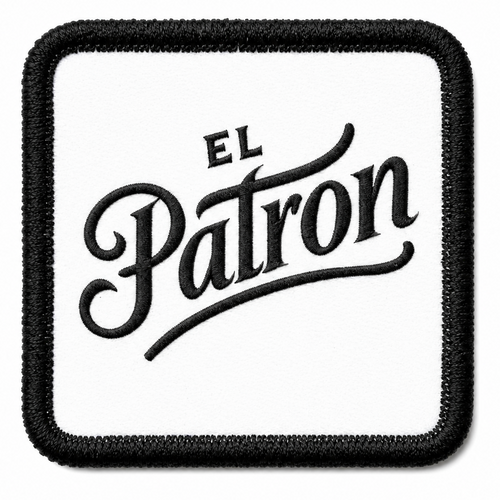 Parche El Patrón para Gorras BlackBork BlackBörk