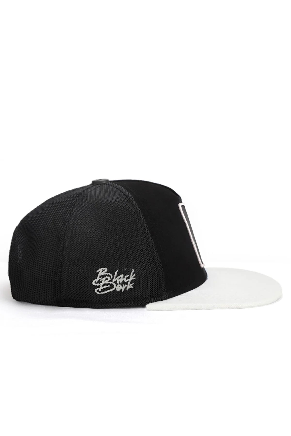 Gorra Blanco - Negro Trucker Hip Hop Niños BlackBörk