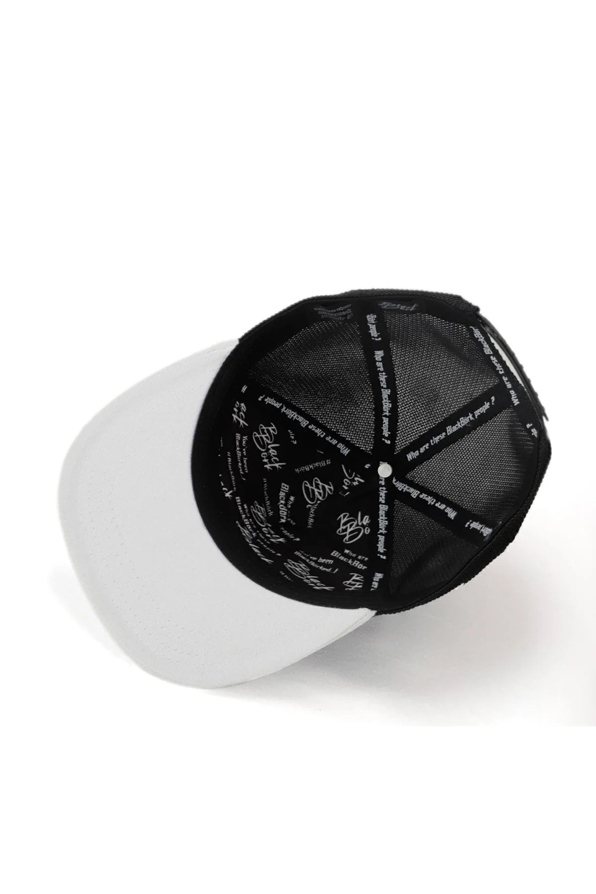 Gorra Blanco - Negro Trucker Hip Hop Niños BlackBörk