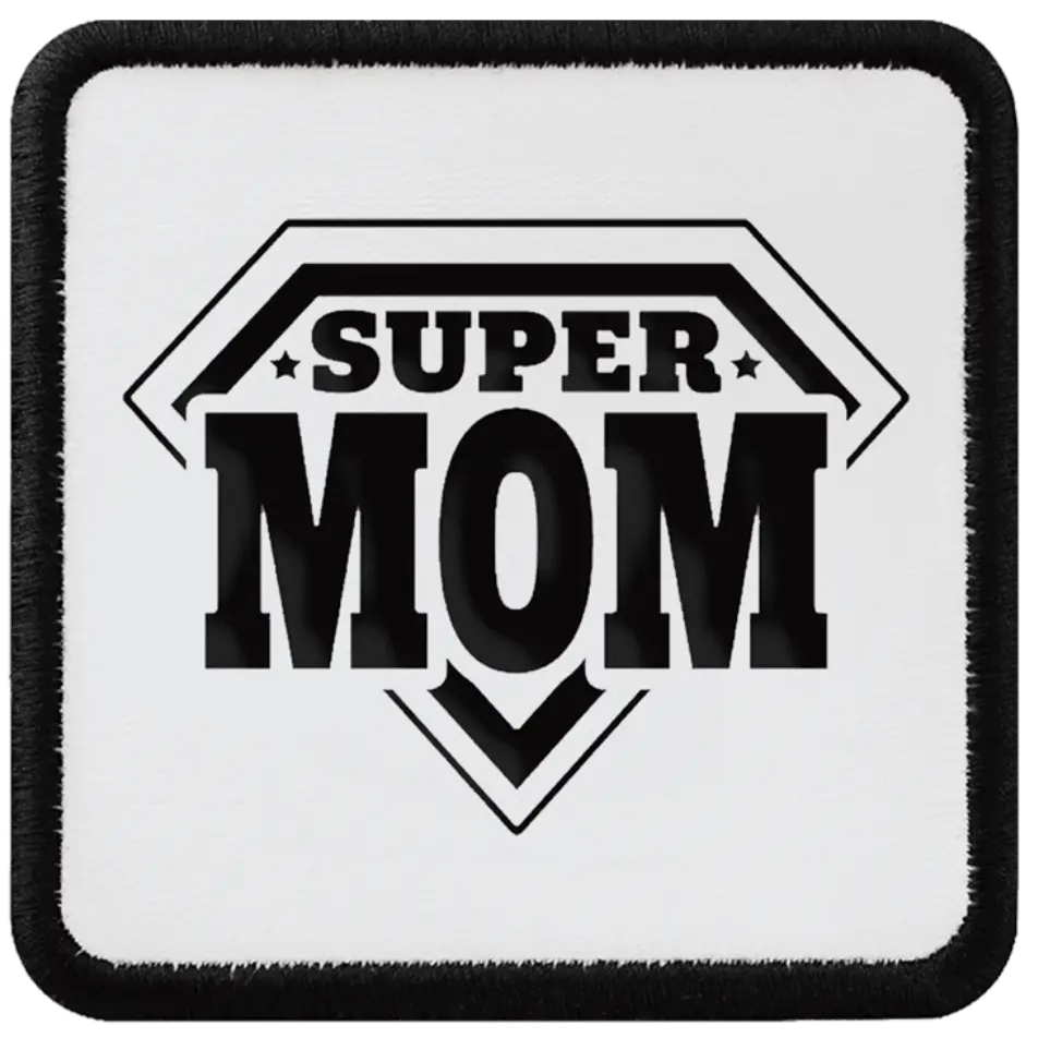 Parche Super Mom para Gorras BlackBork BlackBörk