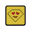 Parche Emoji Corazón para Gorras BlackBork