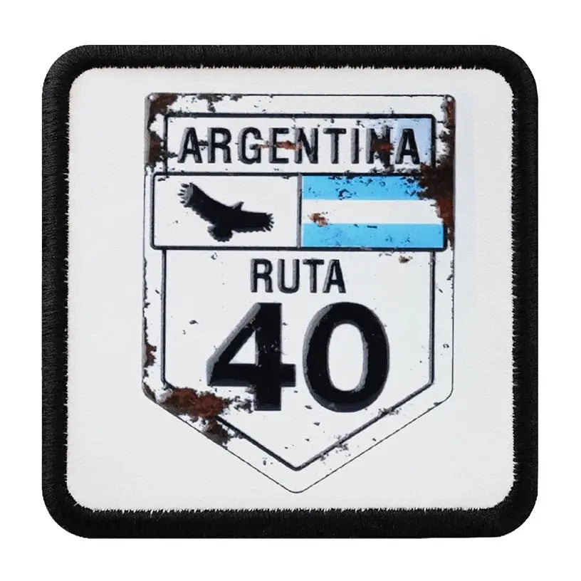 Parche Argentina Ruta 40 para Gorras BlackBork BlackBörk