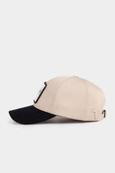 Gorra Six Negro Beige Béisbol con Parche EL PATRON