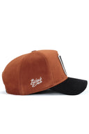 Gorra Azul Marino Camel Béisbol con Parche Boss