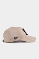 Gorra Six Beige Béisbol con Parche oso