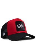 Gorra Negro Rojo Trucker