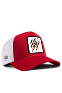 Gorra Rojo - Blanco Trucker