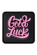 Gorra Rosa Béisbol con Parche Good Luck - Image 2