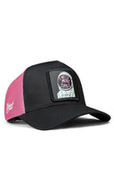 Gorra Negro Rosa Trucker