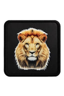 Gorra Six Negro - Ladrillo con Parche león