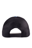 Gorra Negro - Azul Hielo Professional con Parche oso