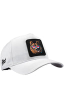 Gorra Blanco Béisbol con Parche oso