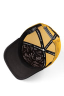 Gorra Negro Amarillo Hip Hop Premium con Parche El Patron