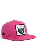 Gorra Rosa Hip Hop Niños con Parche leopardo - Image 1