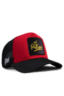 Gorra Negro Rojo Trucker