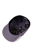 Gorra Gris Béisbol con Parche labio