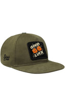 Gorra de Caqui Hip Hop Niños Trucker con Parche GOOD LUCK