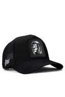 Gorra Negro Trucker con Parche león