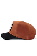 Gorra Azul Marino Camel Béisbol con Parche THINK BIG