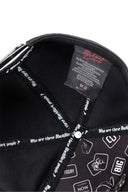 Gorra Negro Béisbol con Parche caballo
