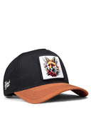 Gorra Ladrillo Negro Béisbol con Parche zorro