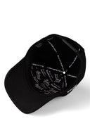 Gorra Negro Béisbol con Parche número 7