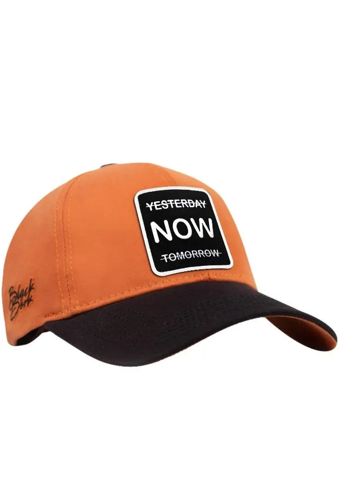Gorra Negro-Ladrillo Seis Panel BlackBörk
