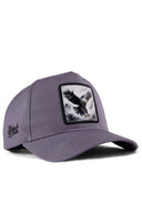Gorra Gris Béisbol con Parche águila
