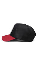Gorra Rojo - Negro Hip Hop Premium con Parche oso