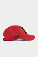 Gorra Six Rojo Béisbol con Parche Who Tells Your Story