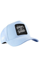 Gorra Azul Hielo Béisbol con Parche Normal is Boring Logolu