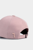 Gorra Six Negro - Salmón Béisbol con Parche caballo