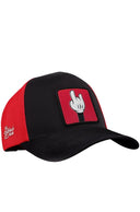 Gorra Negro Rojo Trucker