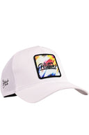 Gorra Blanco Hip Hop Premium con Parche Be Positive