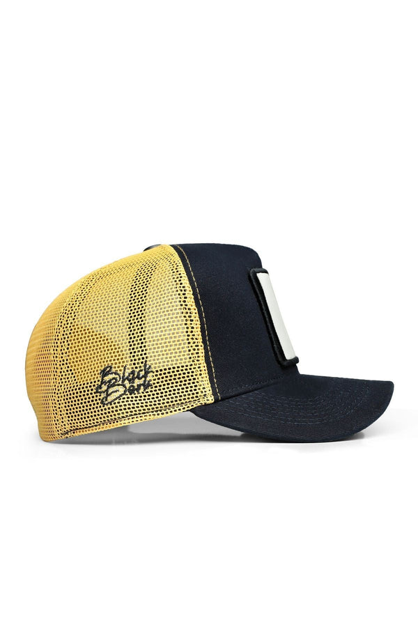 Gorra Marino-Amarillo Trucker Clásico