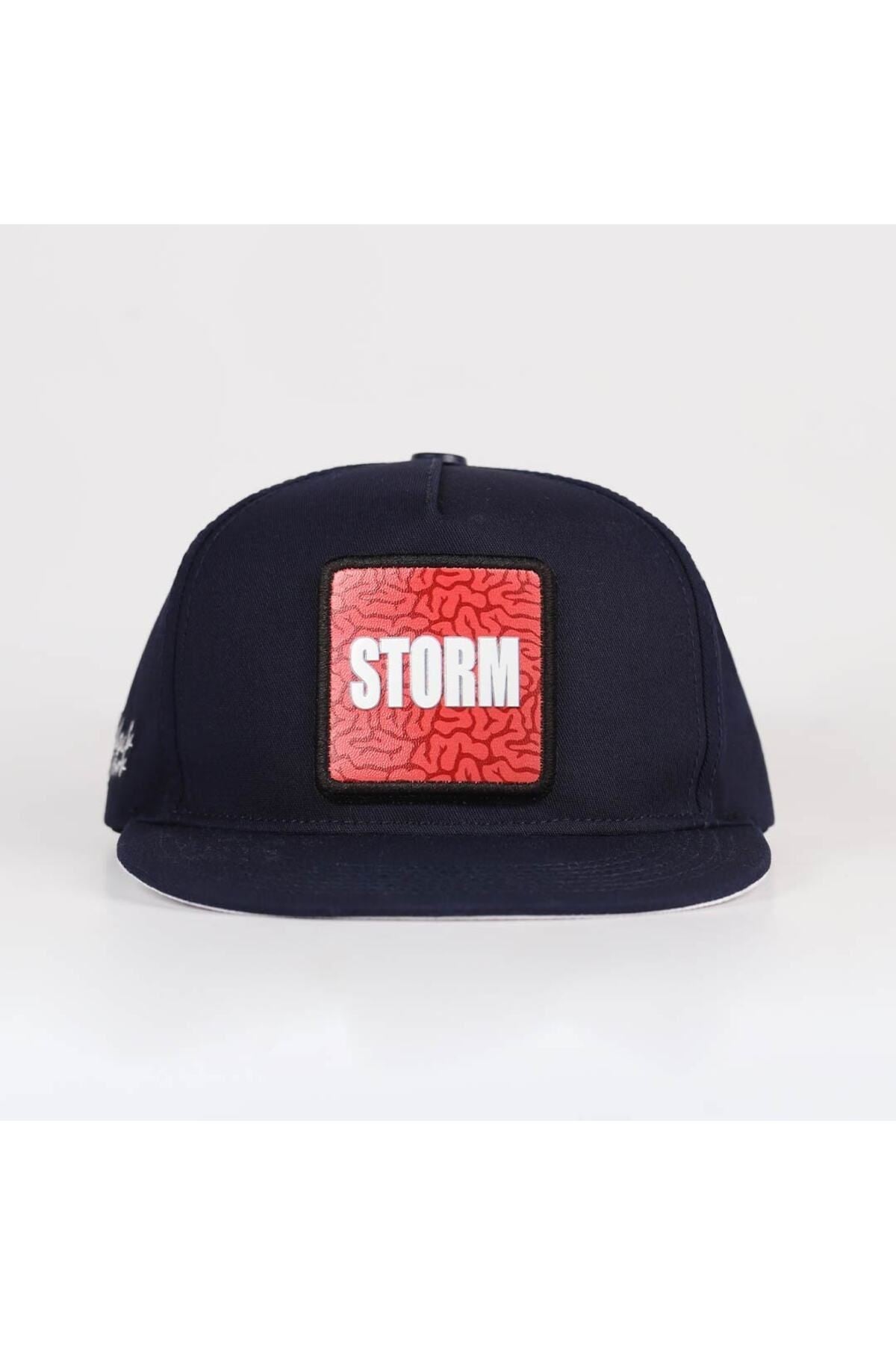 Gorra Azul Marino Hip Hop con Parche leopardo - Image 1