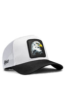 Gorra Negro Blanco Professional con Parche águila