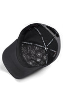 Gorra Negro Béisbol con Parche tigre