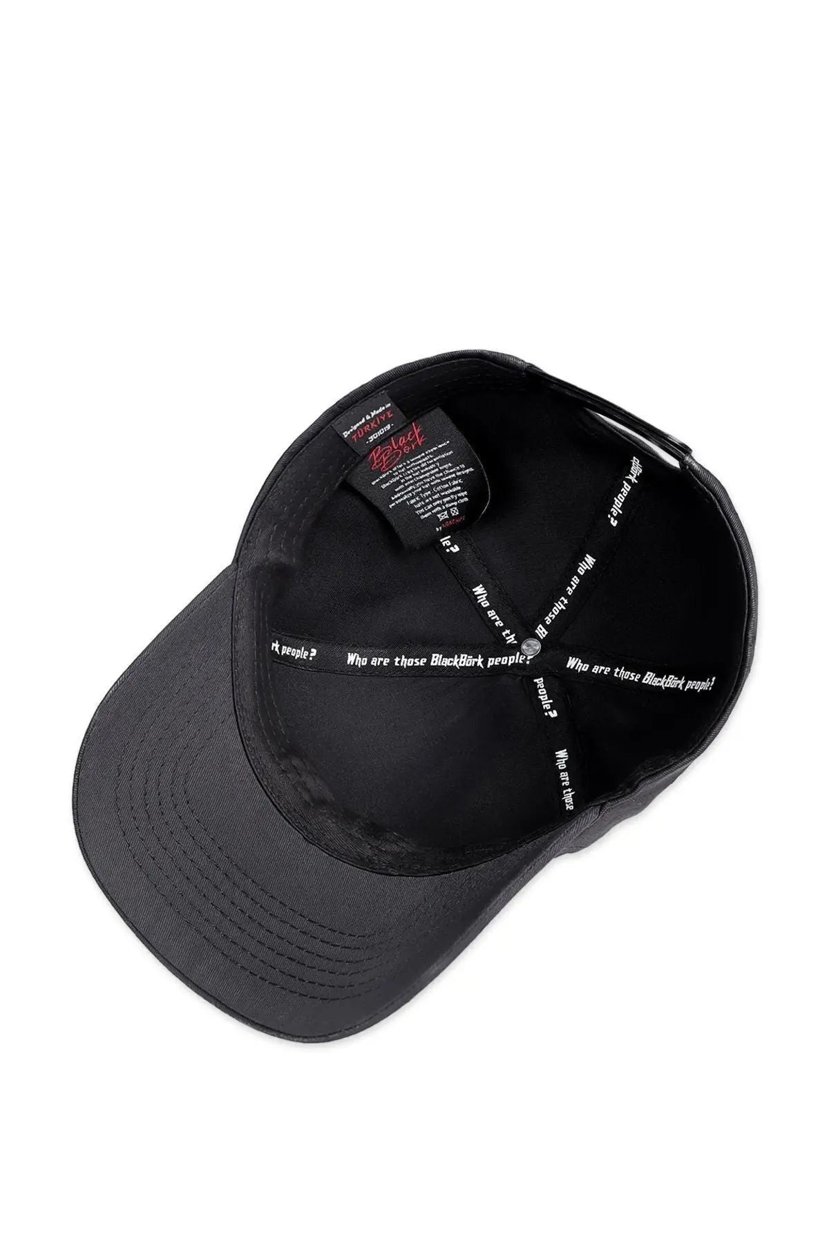 Gorra Negro Béisbol sin Intercambiable Parche BlackBörk