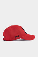 Gorra Six Rojo Béisbol con Parche León