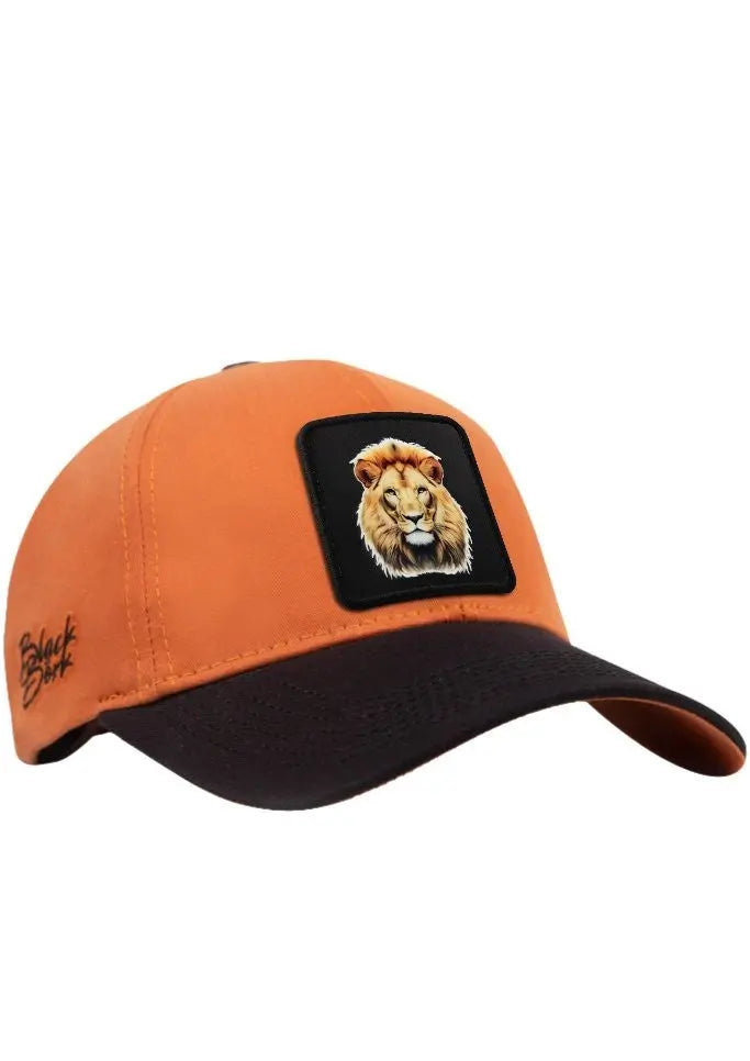 Gorra Negro-Ladrillo Seis Panel BlackBörk