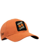 Gorra Six Ladrillo Béisbol con Parche GOOD LUCK