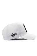 Gorra Blanco Béisbol con Parche lobo