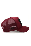 Gorra Burdeos Hip Hop Premium con Parche zorro